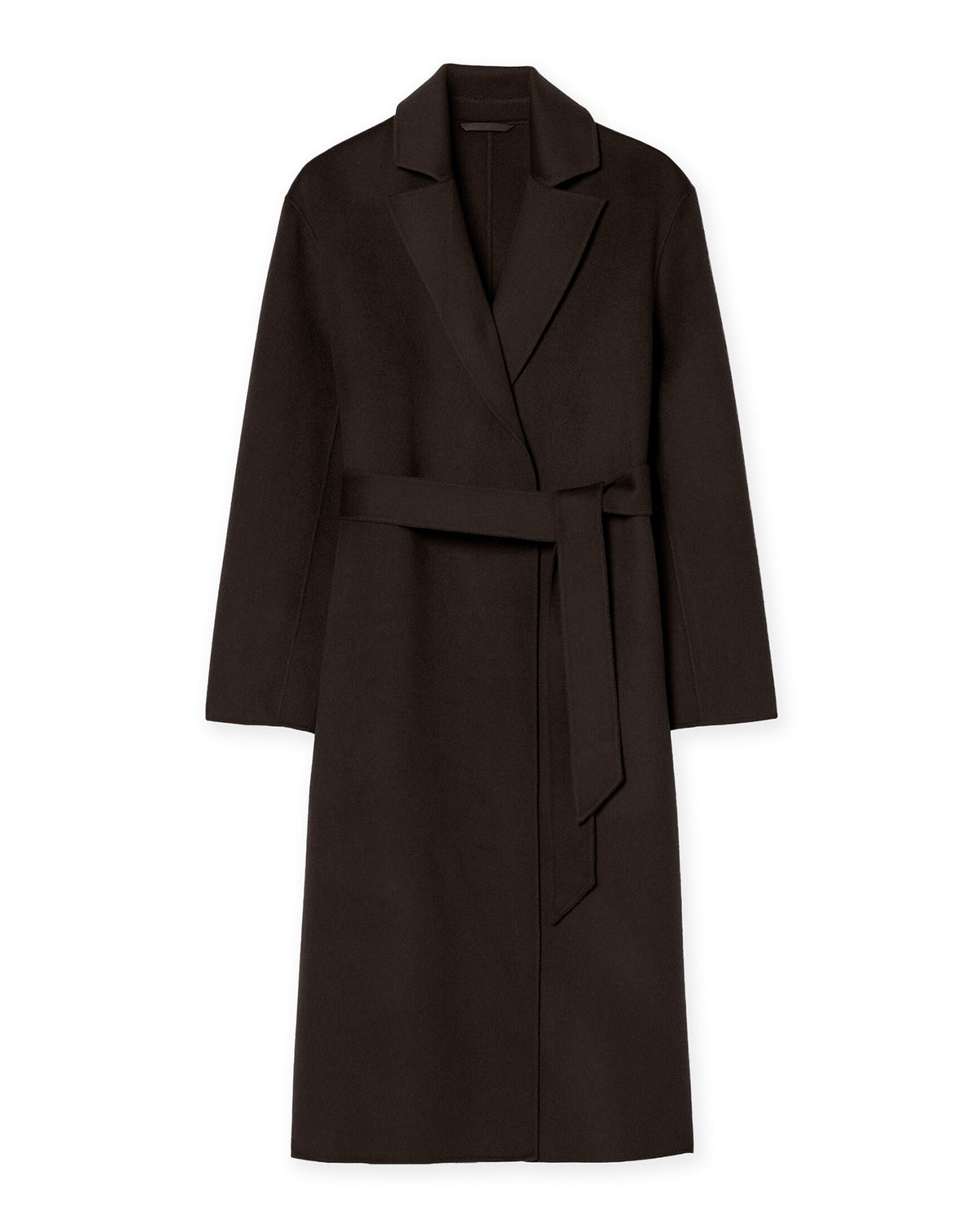 Alyssa Doublé Coat Dark Chocolate