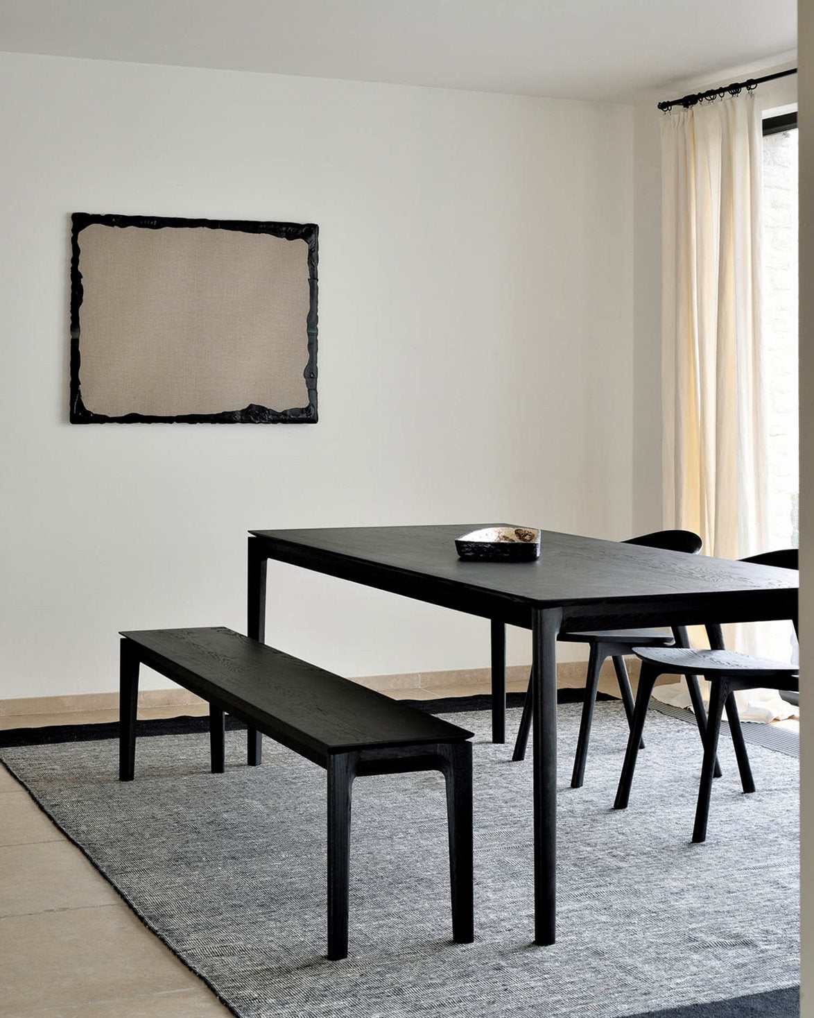 Bok Bench Oak Black