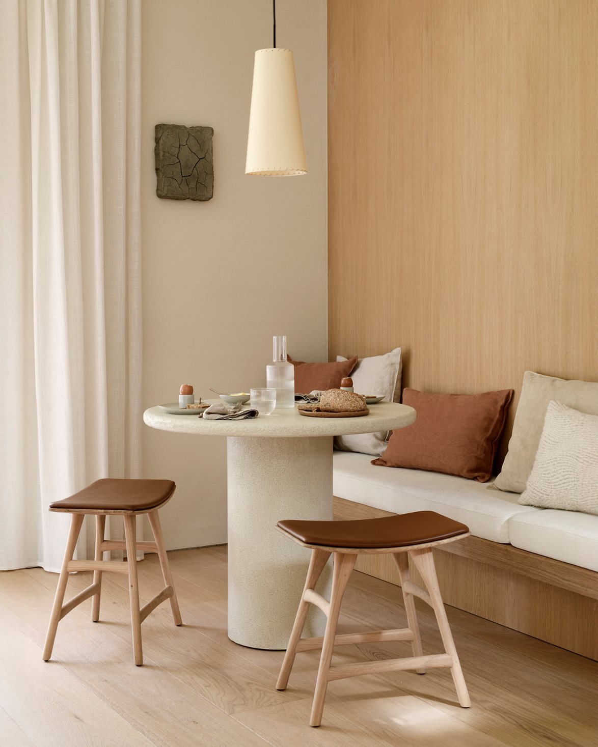 Elements Dining Table Off White