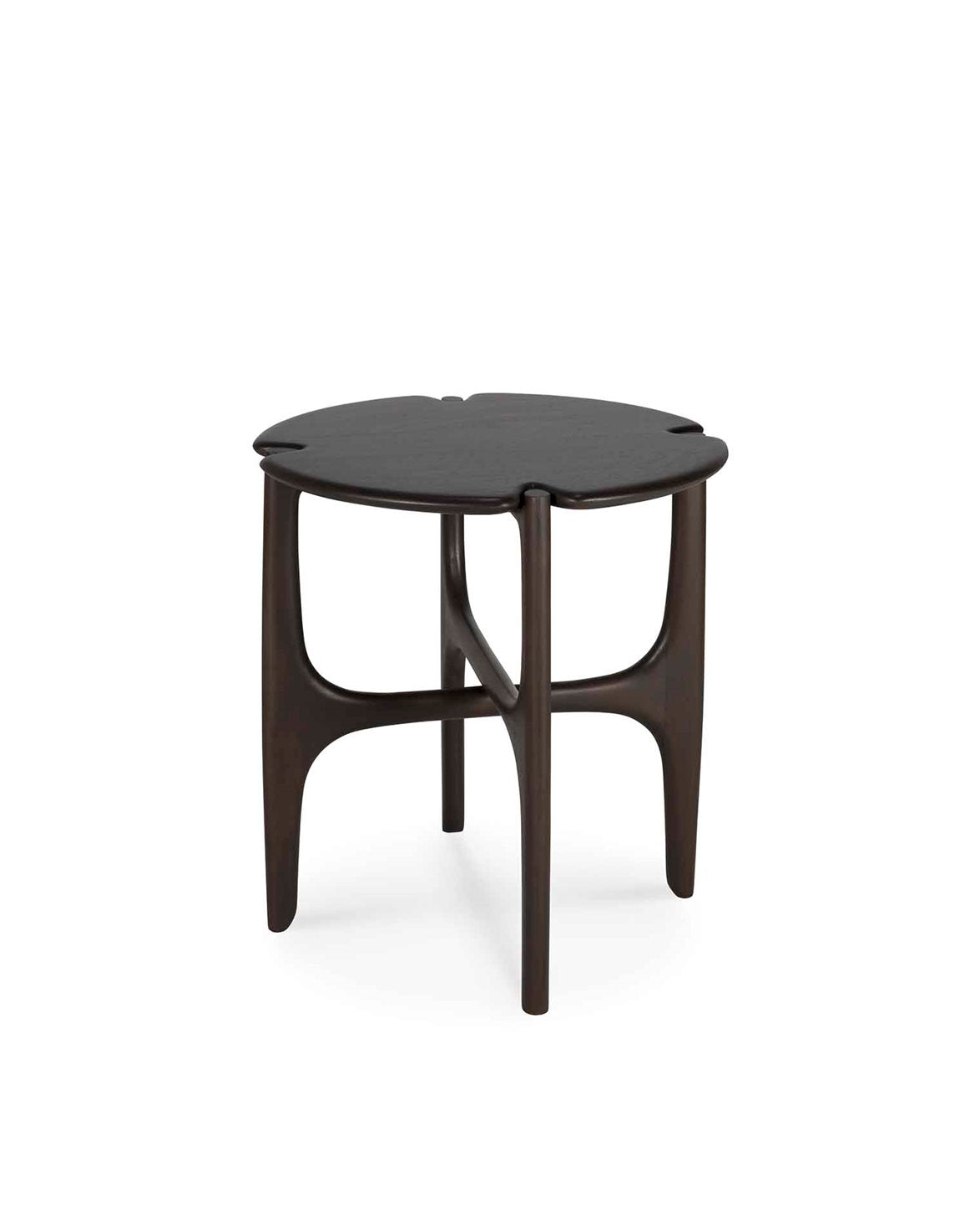 PI Side Table Varnished Dark Brown