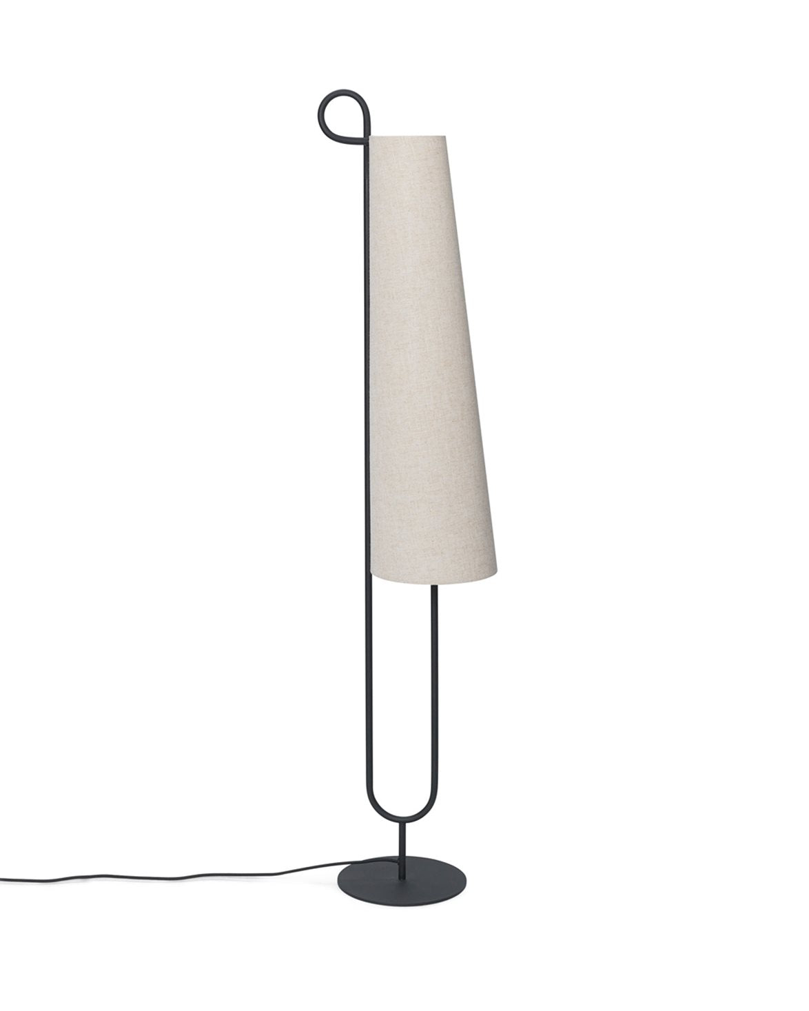 Ancora Floor Lamp Black Natural