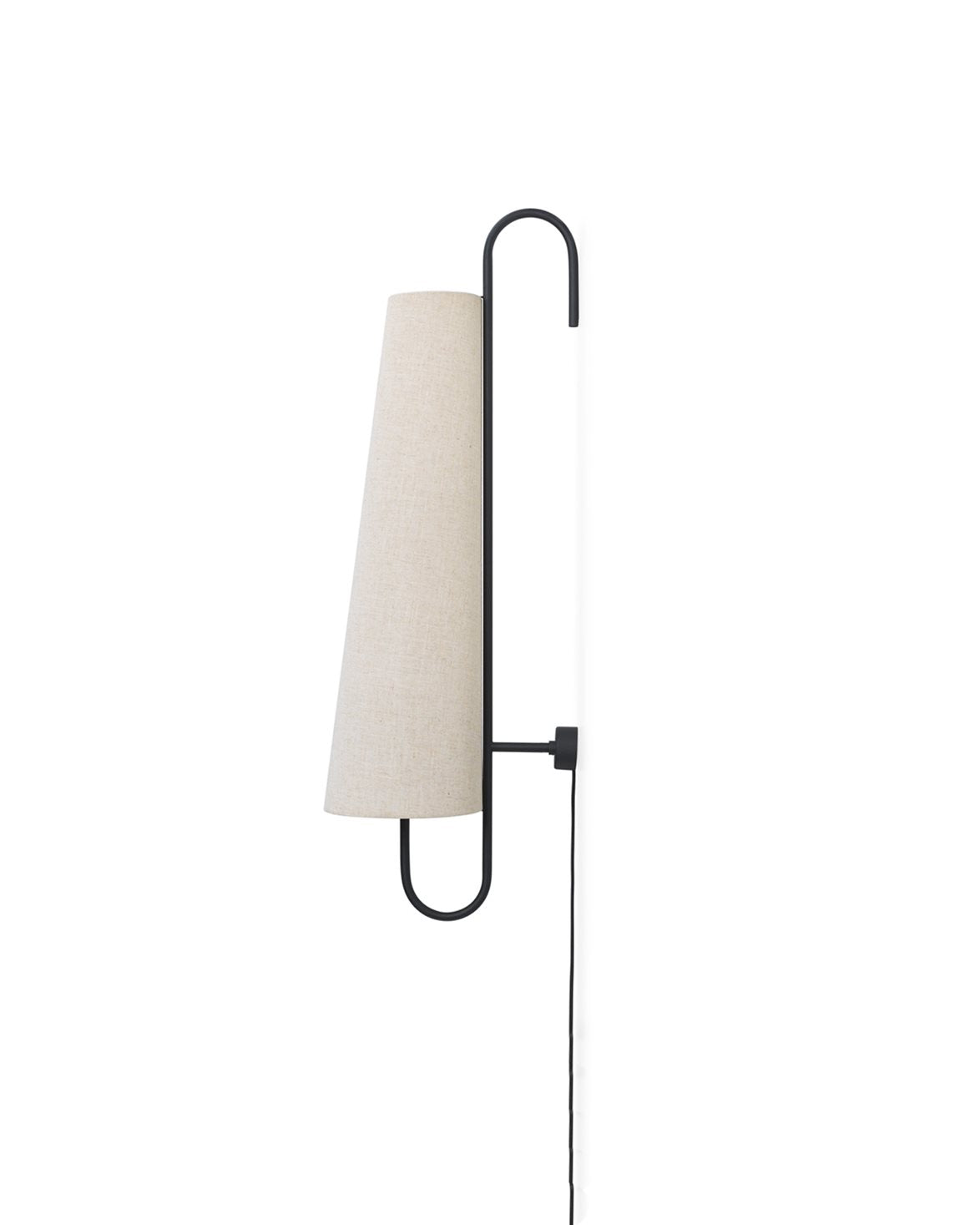 Ancora Wall Lamp 100 Black Natural