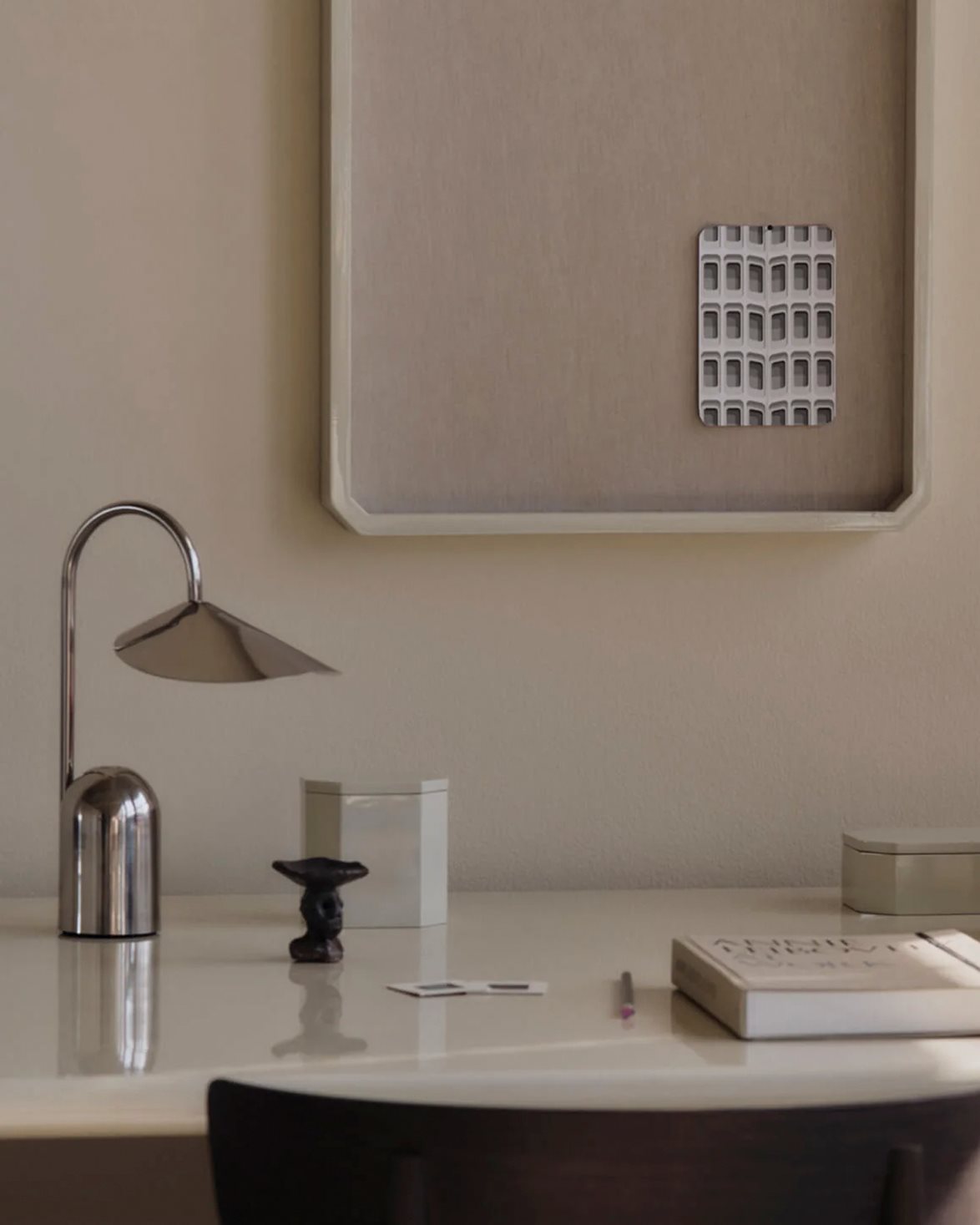 Arum Portable Lamp Stainless Steel