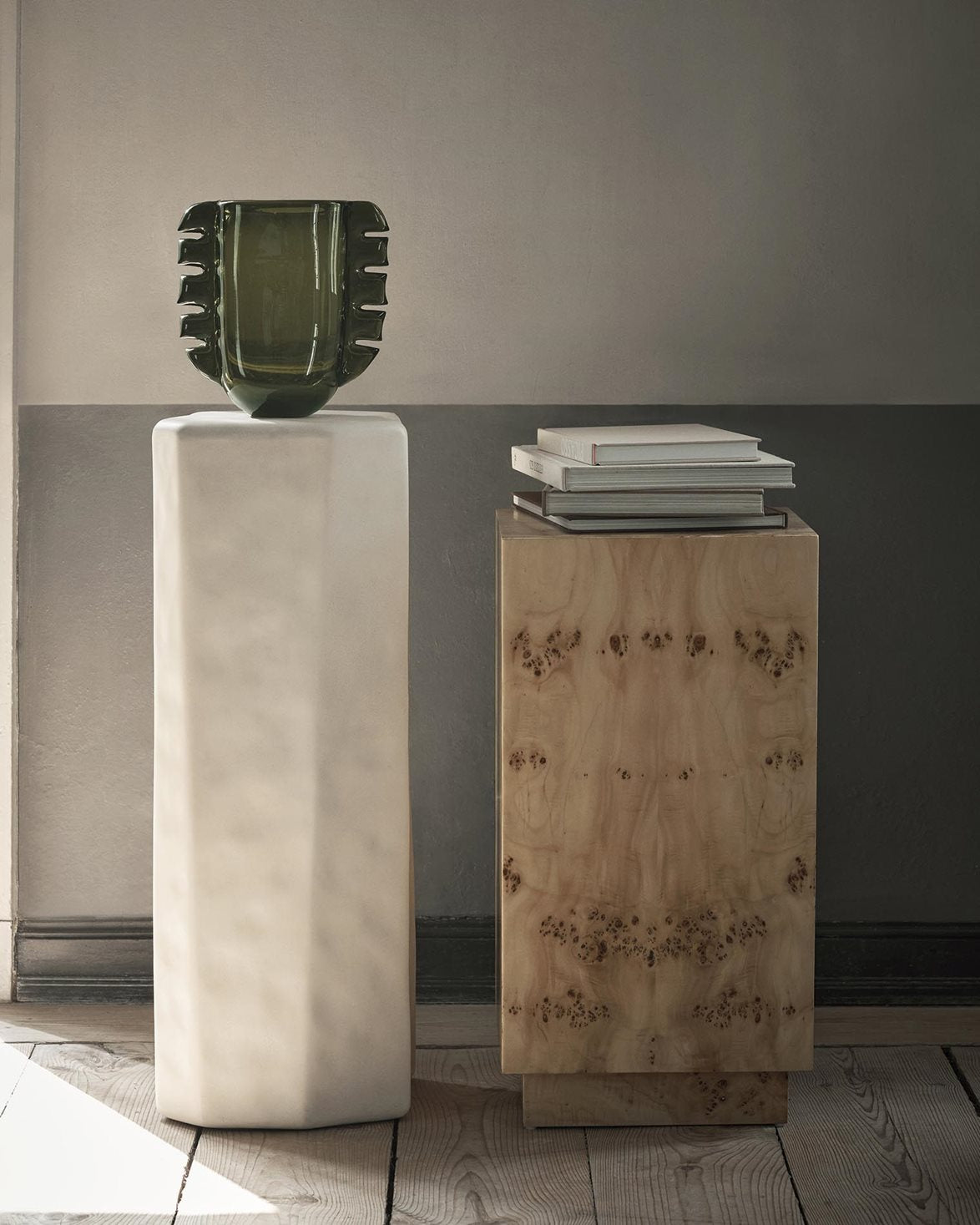 Burl Side Table Natural