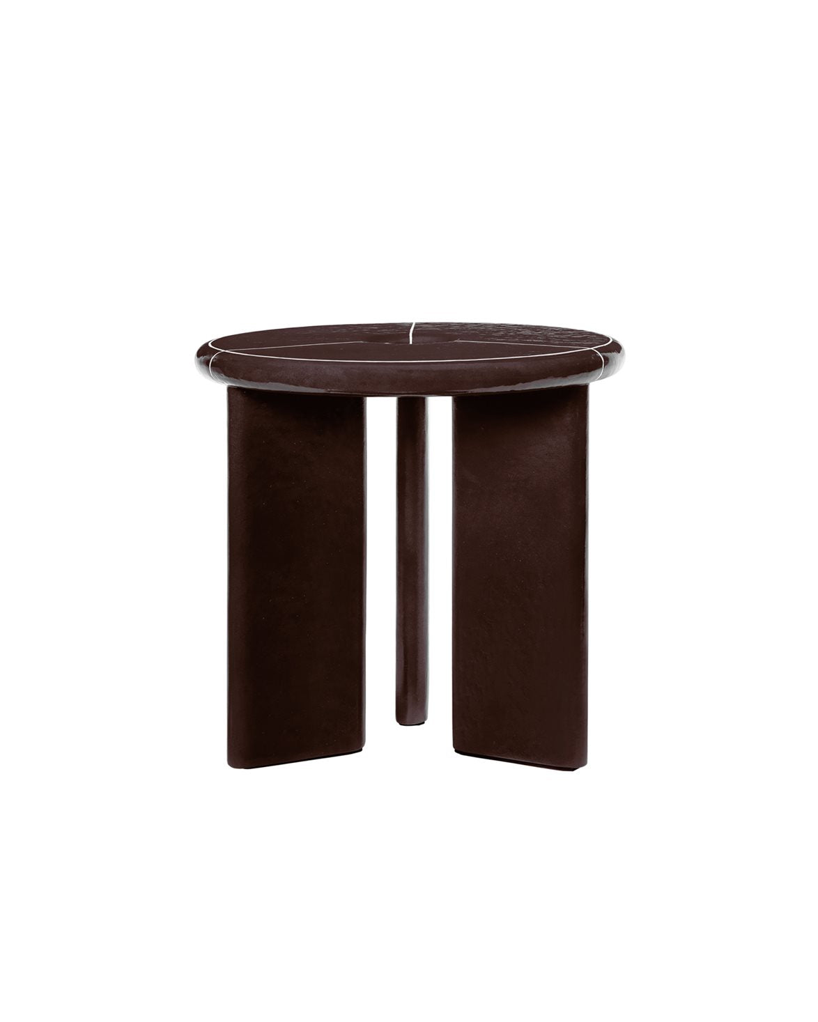 Deya Side Table Chestnut Brown