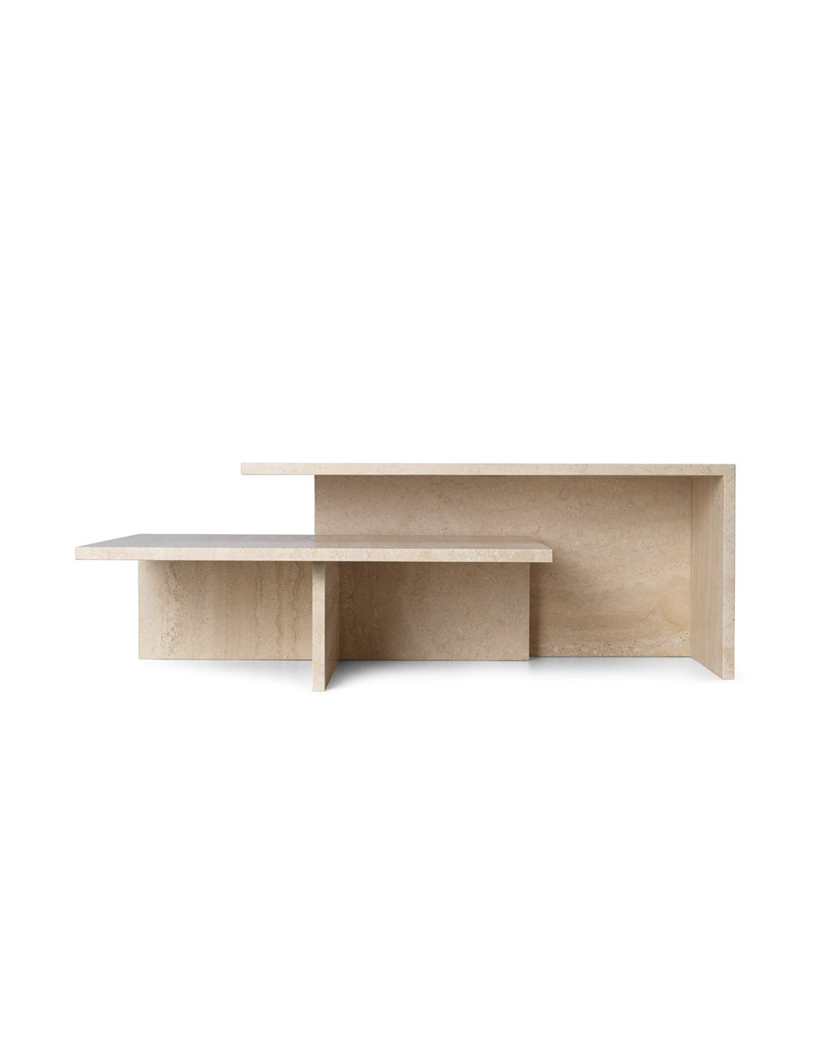 Distinct Grande Duo Table Travertine