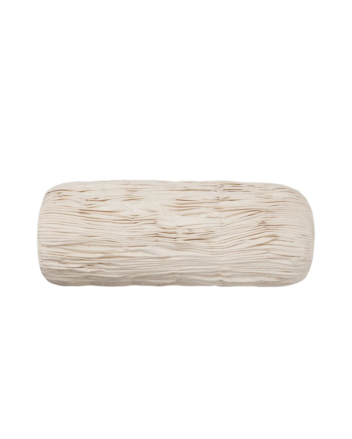 Falda Smocked Bolster Cushion Undyed