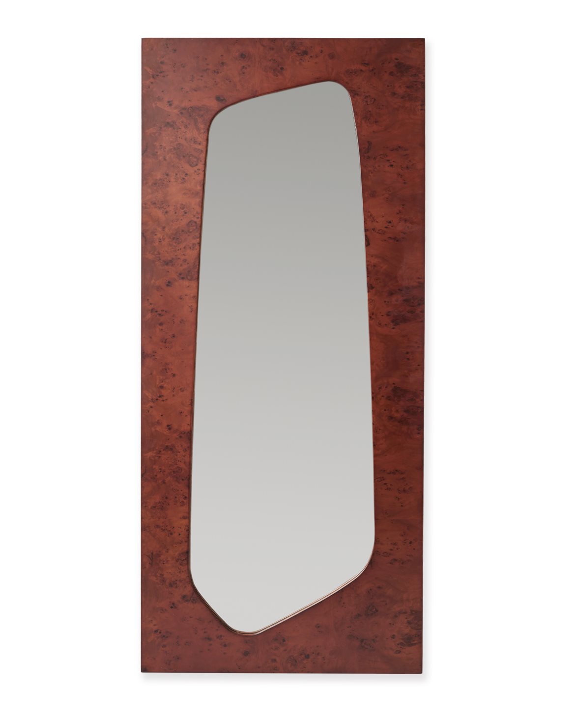 Folia Mirror Large Dark Stained Burl
