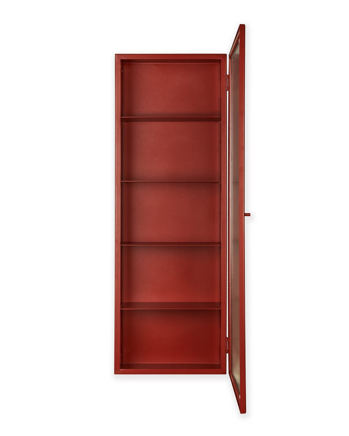 Haze Wall Cabinet Tall Oxide Red