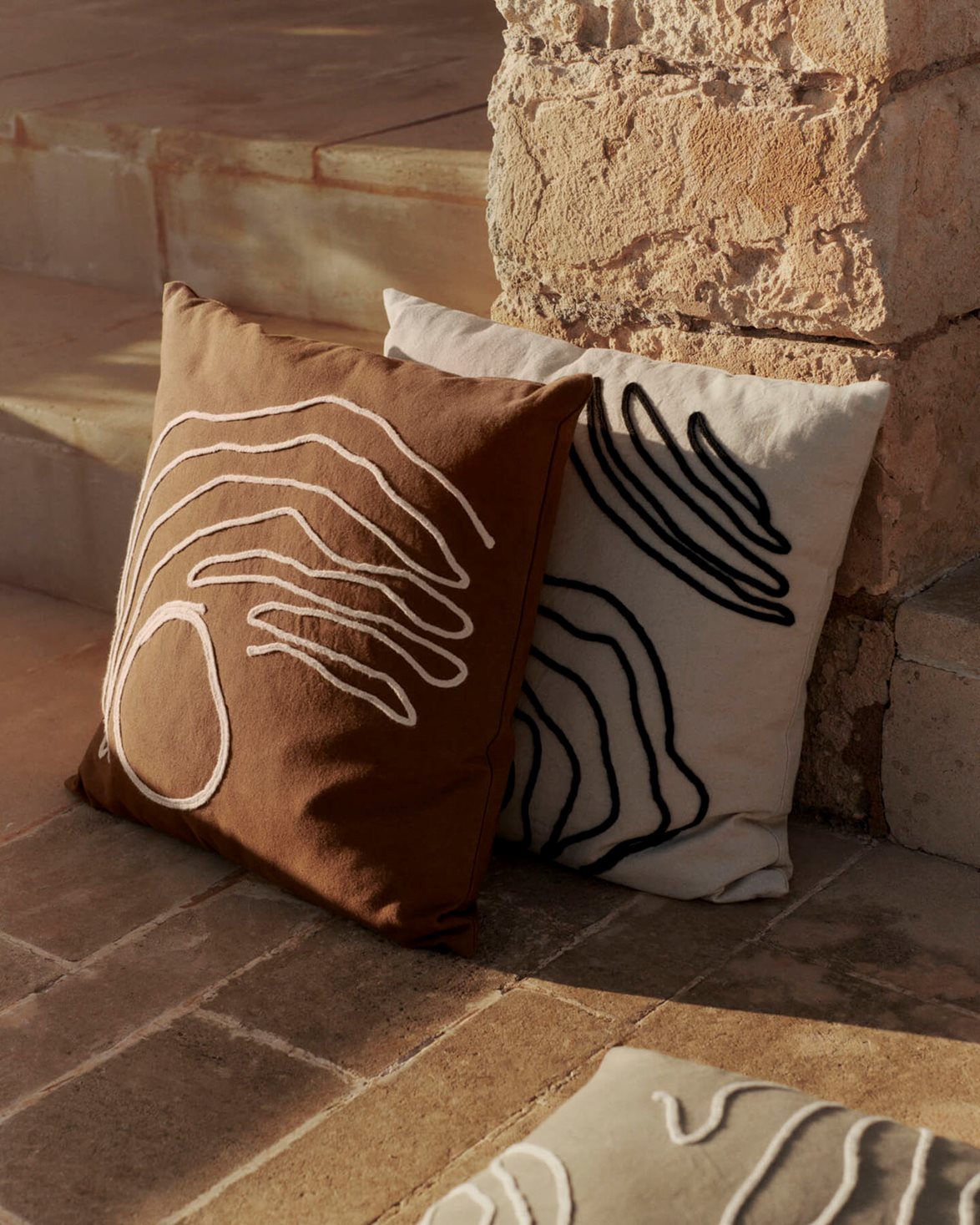 Jot Cushion Cover Natural