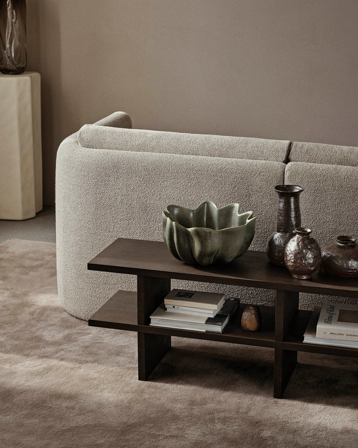 Kona Bench Dark Stained Oak