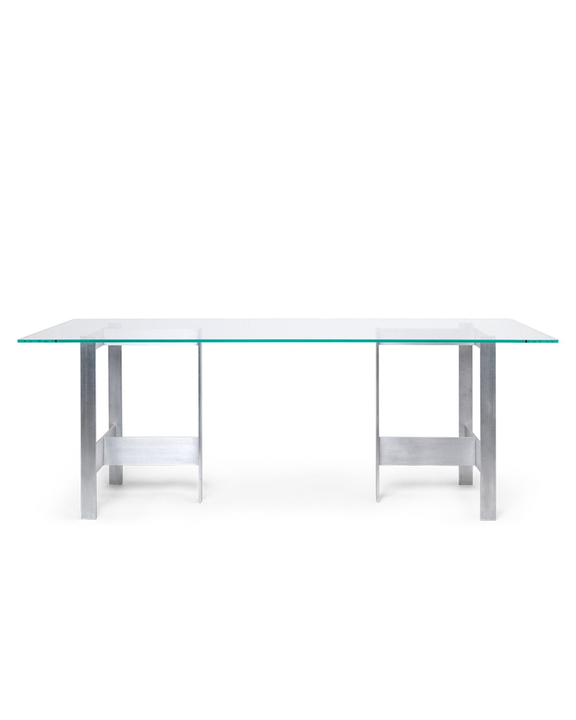 Lager Dining Table 90X200 Glass/aluminium