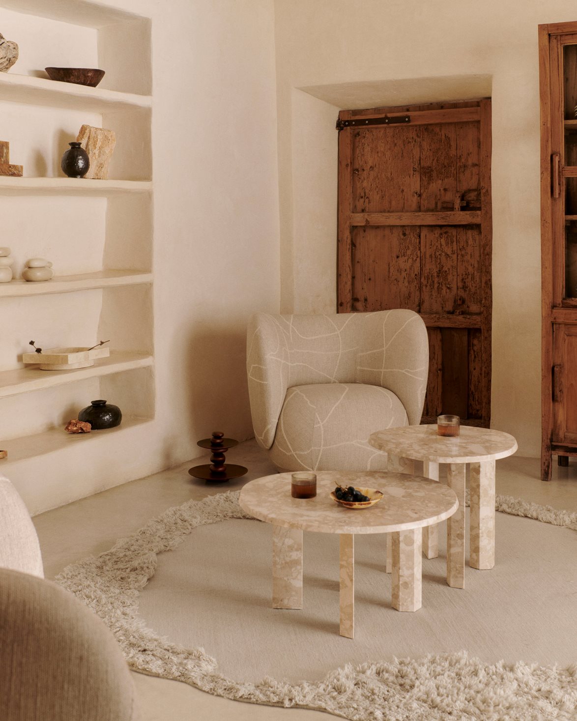Norte Outdoor Rug Natural, 210x200 cm