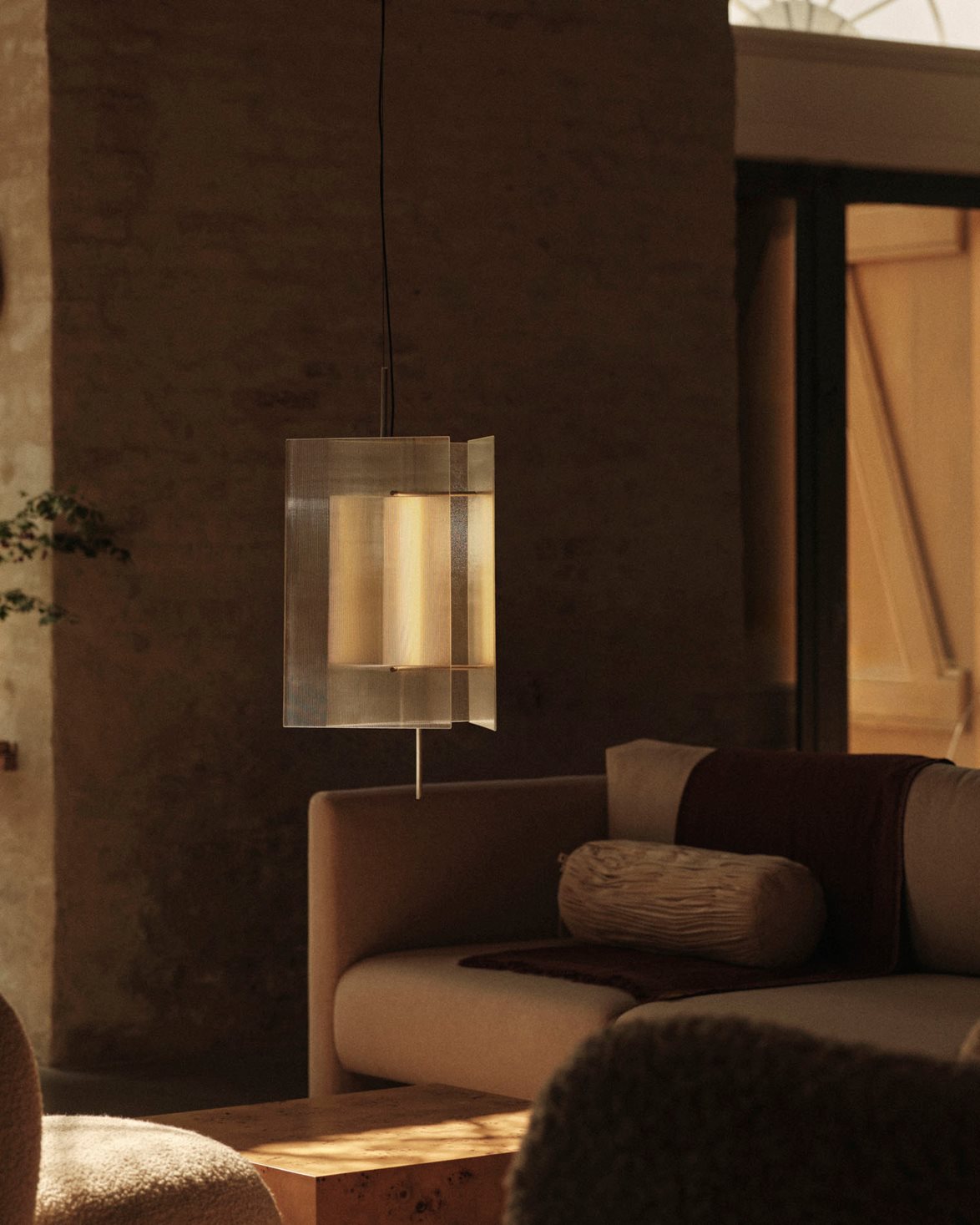 Oeste Pendant Lamp Clear Glass