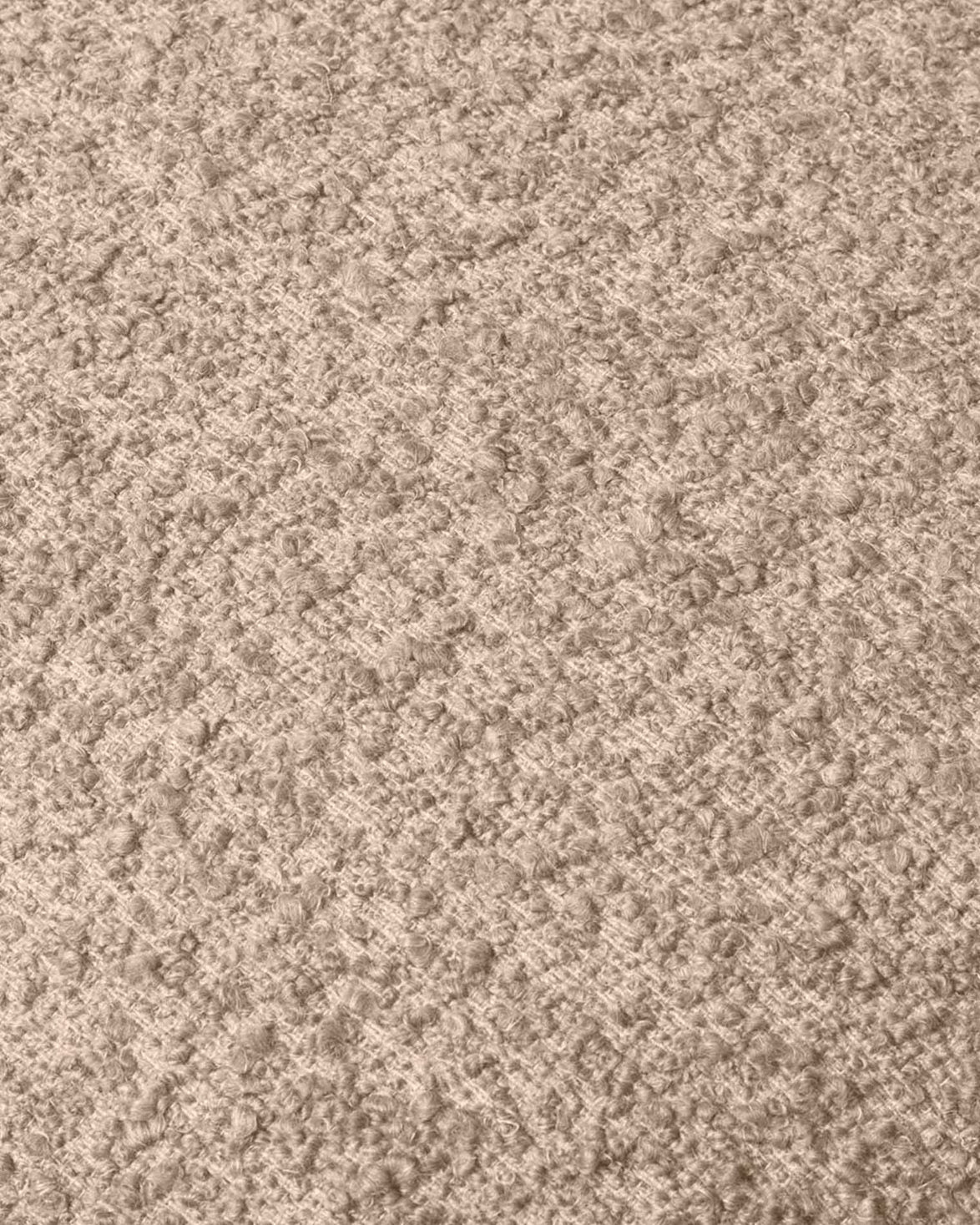 Orbo Lounge Chair Raw Bouclé Natural