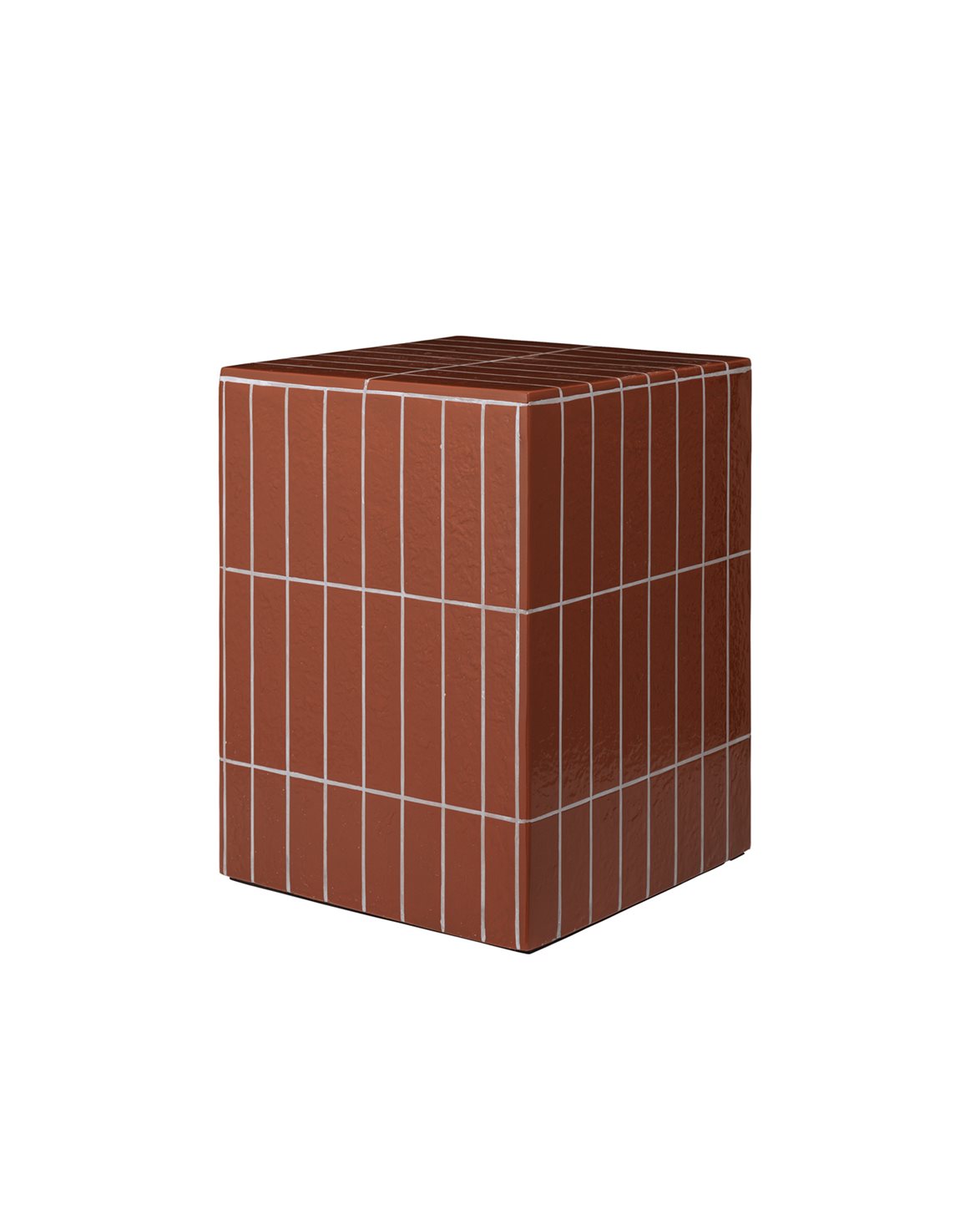 Pillar Side Table Brown