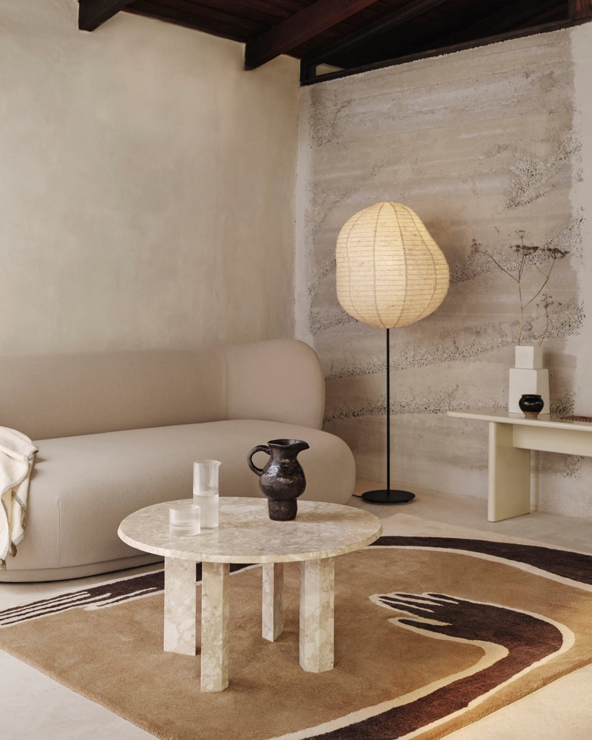 Pose Tufted Rug Natural