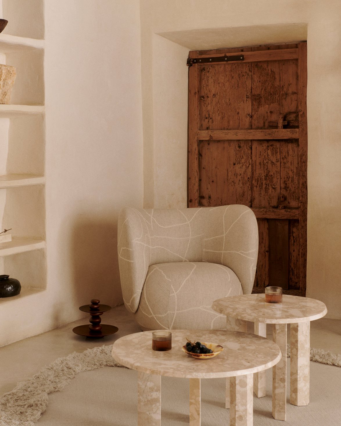 Rico Lounge Chair Utzon-Can Lis Sand/Off White