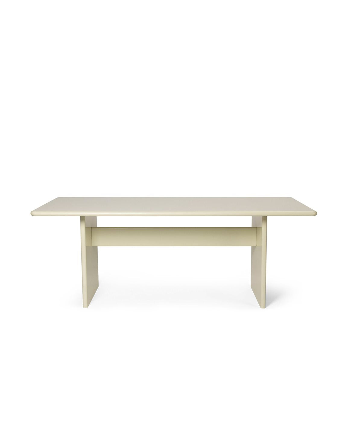 Rink Dining Table 200 Eggshell