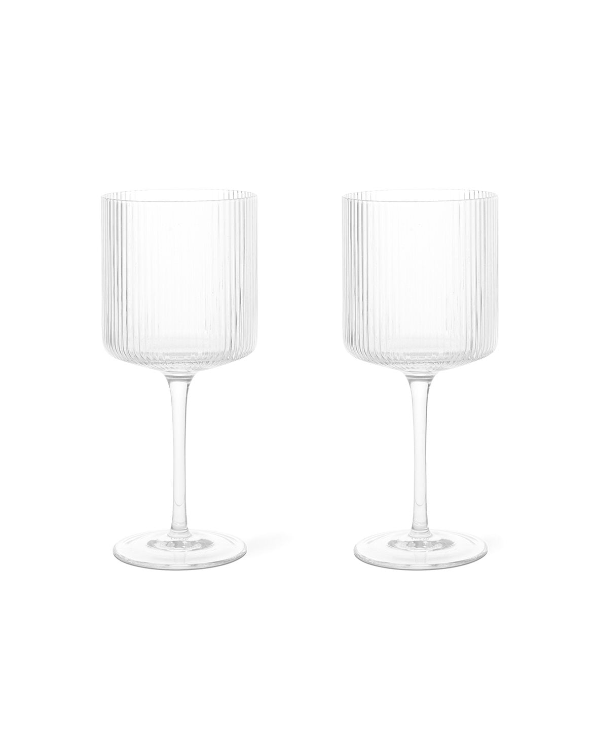 Ripple Red Wine Glasses 2-Pack Clear