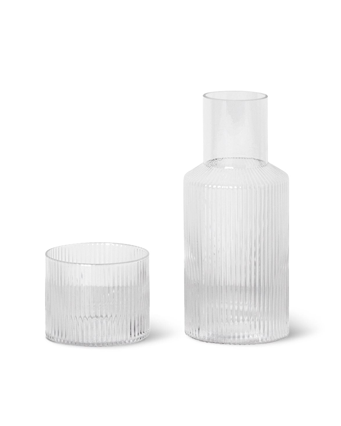 Ripple Small Carafe Set Clear