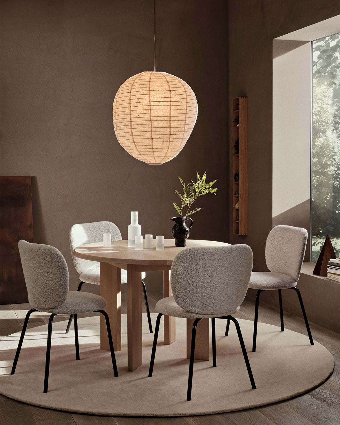 Tarn Dining Table 115 White Oiled Beech