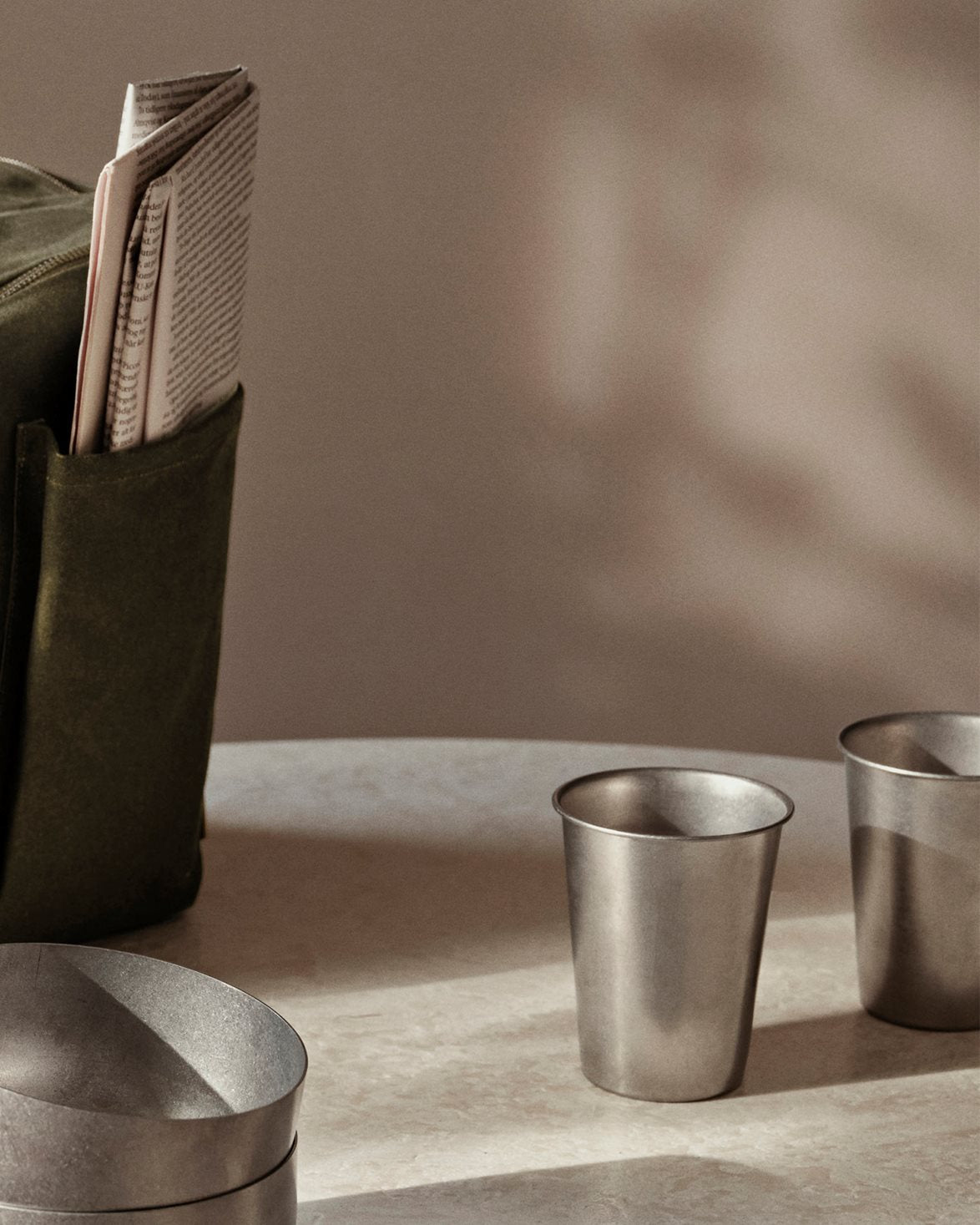 Tumbled Cup Stainless Steel