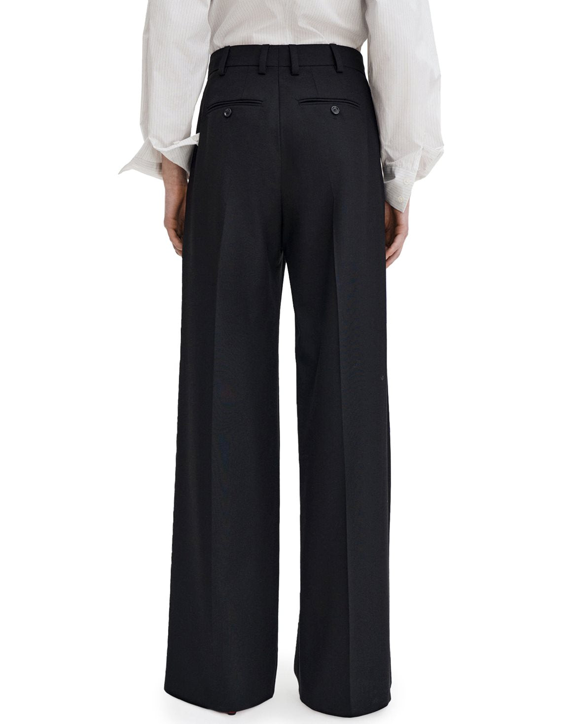 Darcey Wool Trousers Black