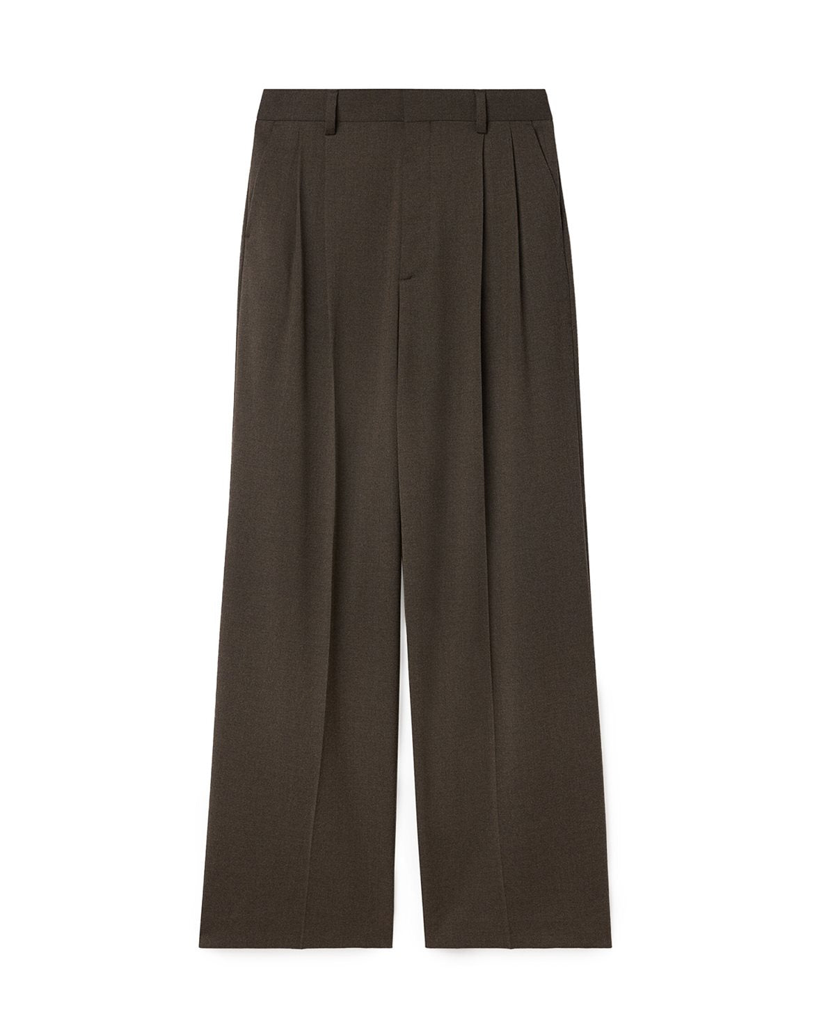 Darcey Wool Trousers Walnut Brown