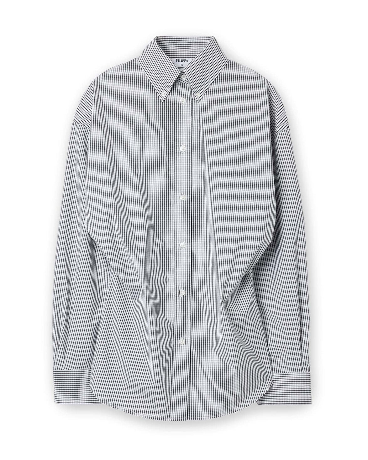 Hourglass Microcheck Shirt White/Black Microcheck