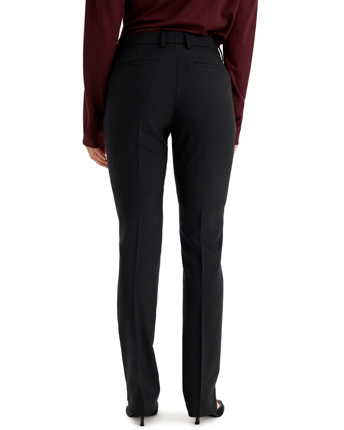 Slim Slit Trousers Black