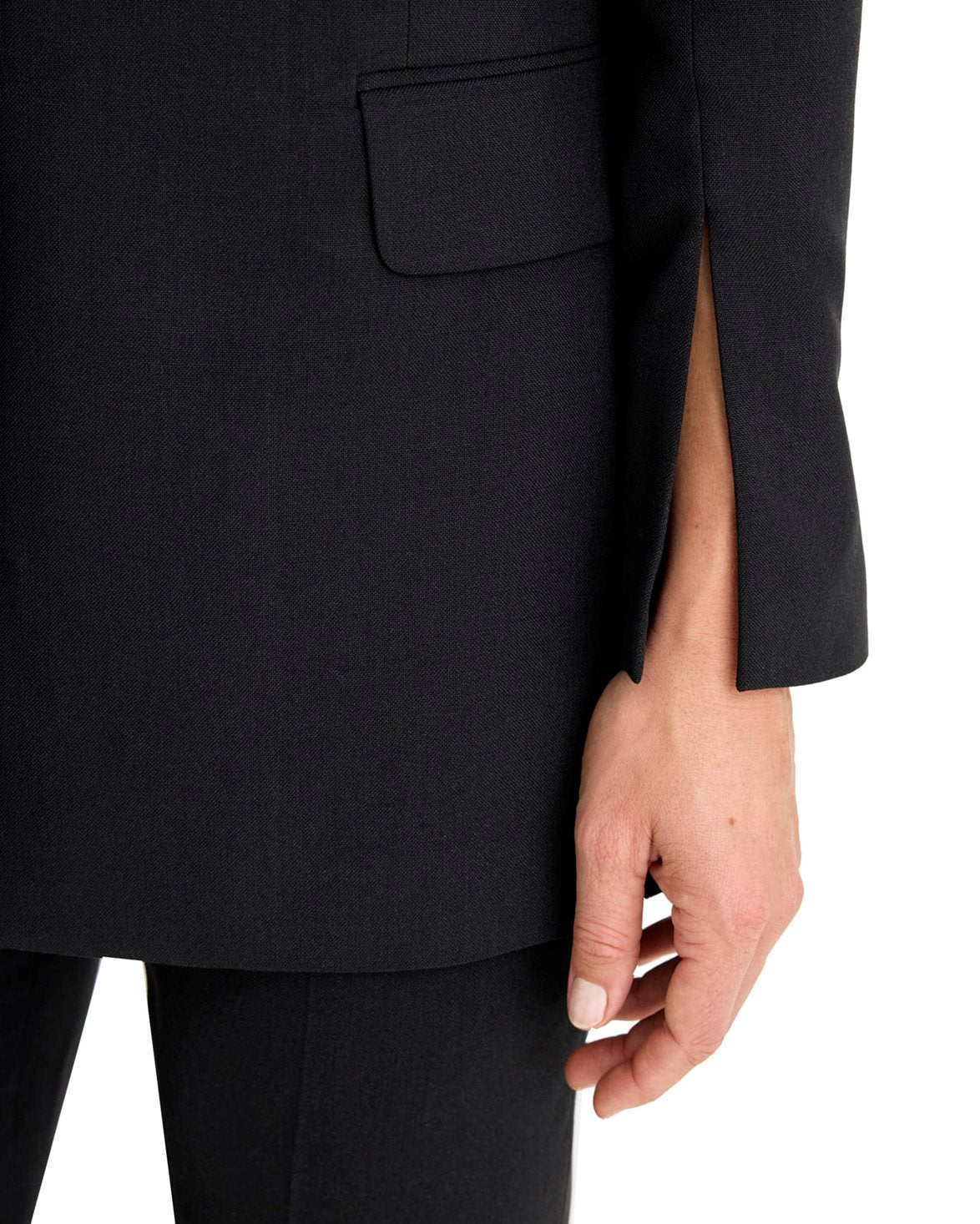 Slit Blazer Black