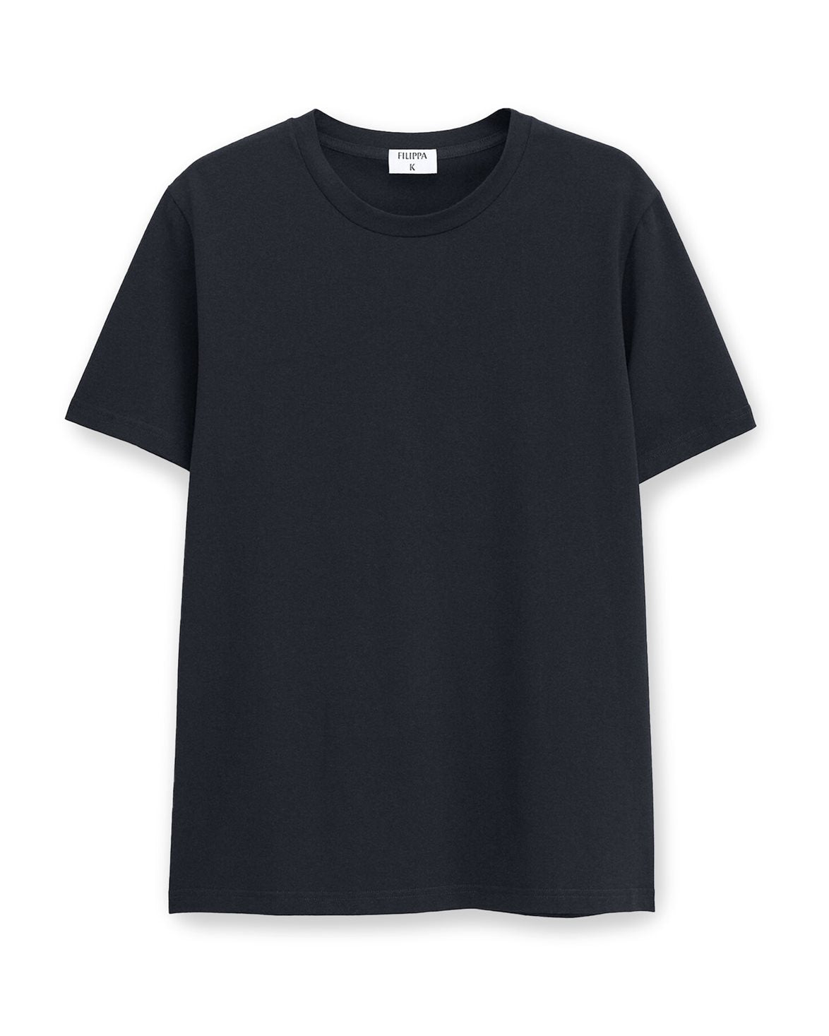 Stretch Cotton Tee Black