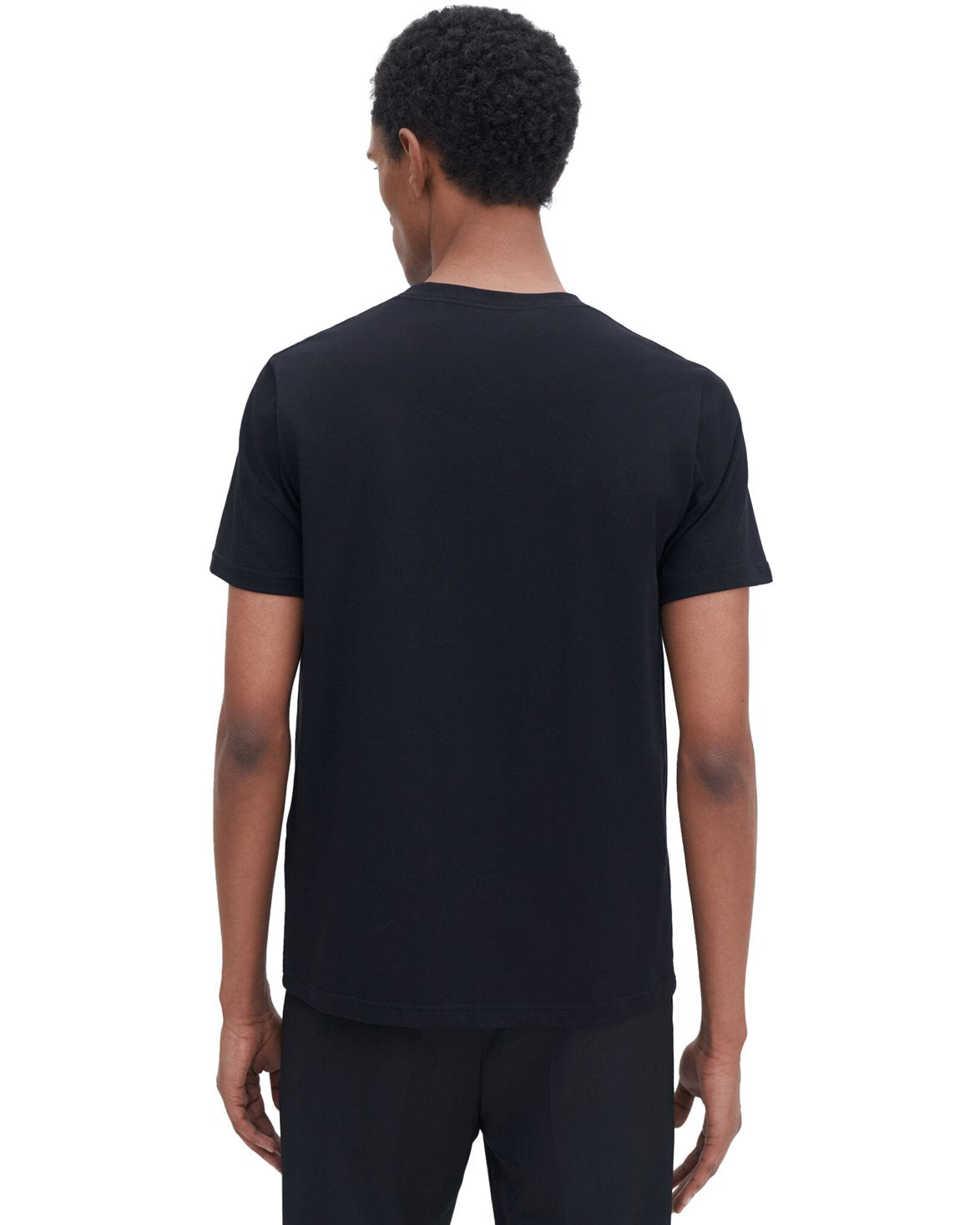 Stretch Cotton Tee Black