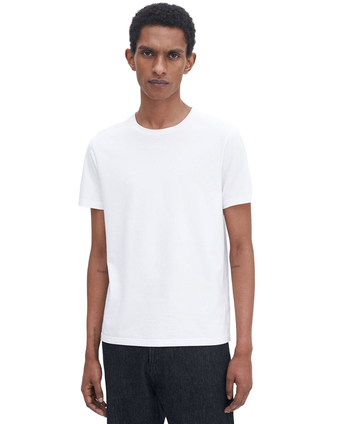 Stretch Cotton Tee White