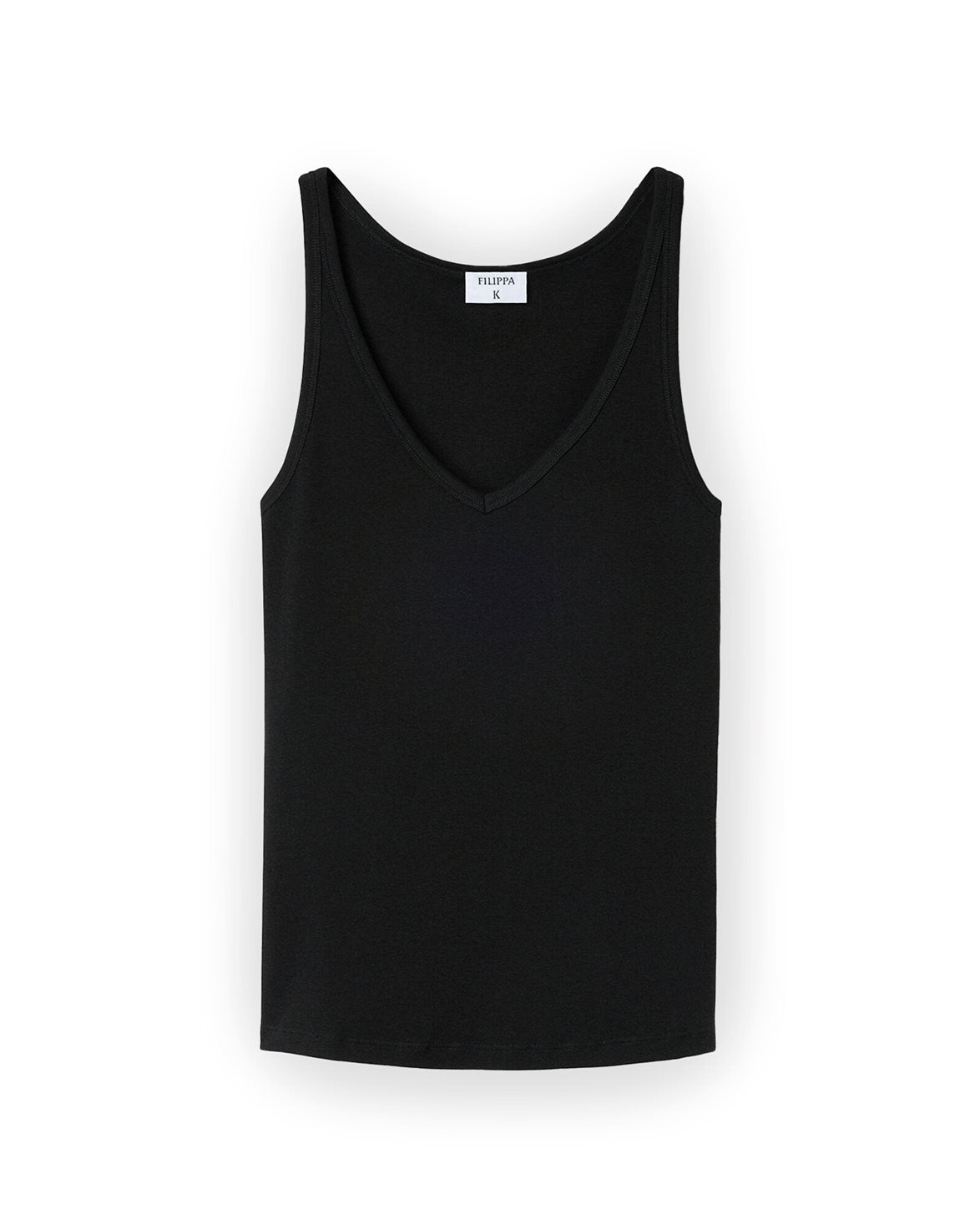 V-Neck Tank Black