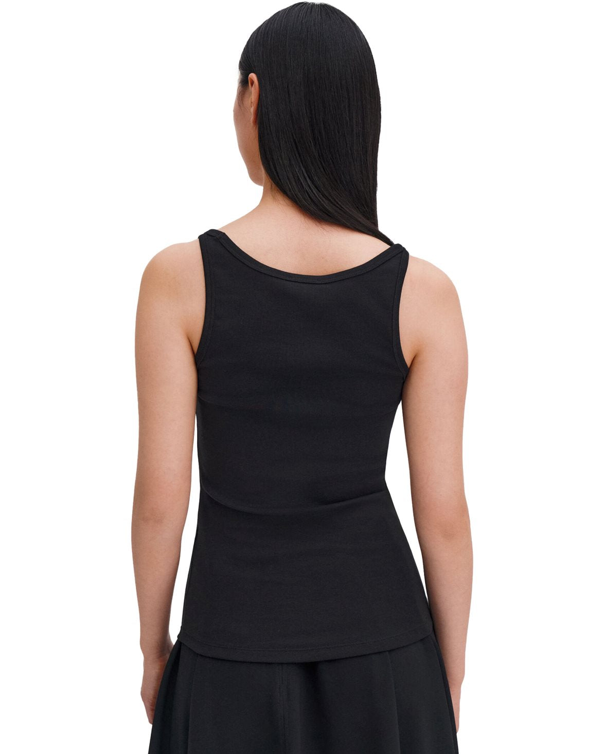 V-Neck Tank Black