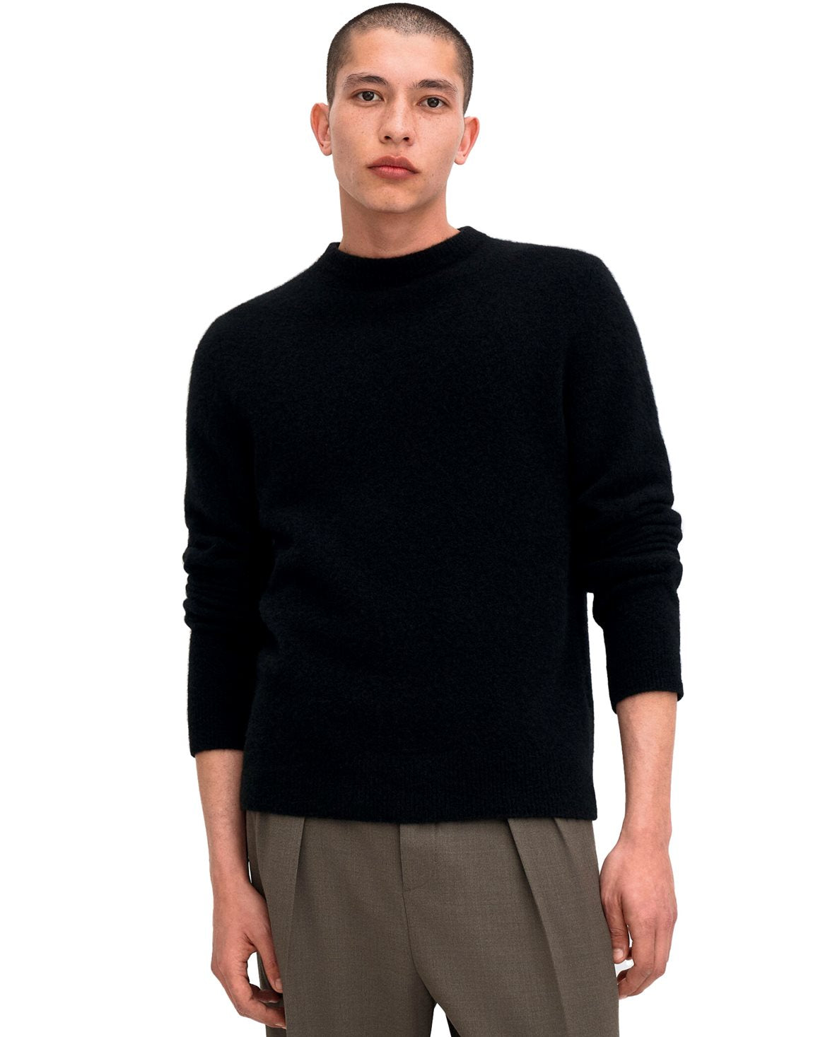 Wool Yak Sweater Black