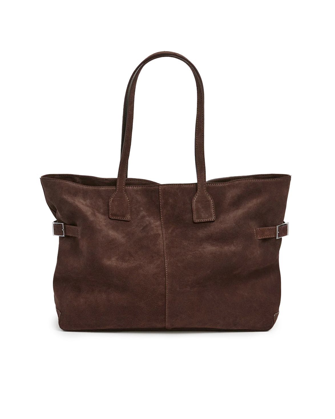 Lesley Tote Suede Chocolate