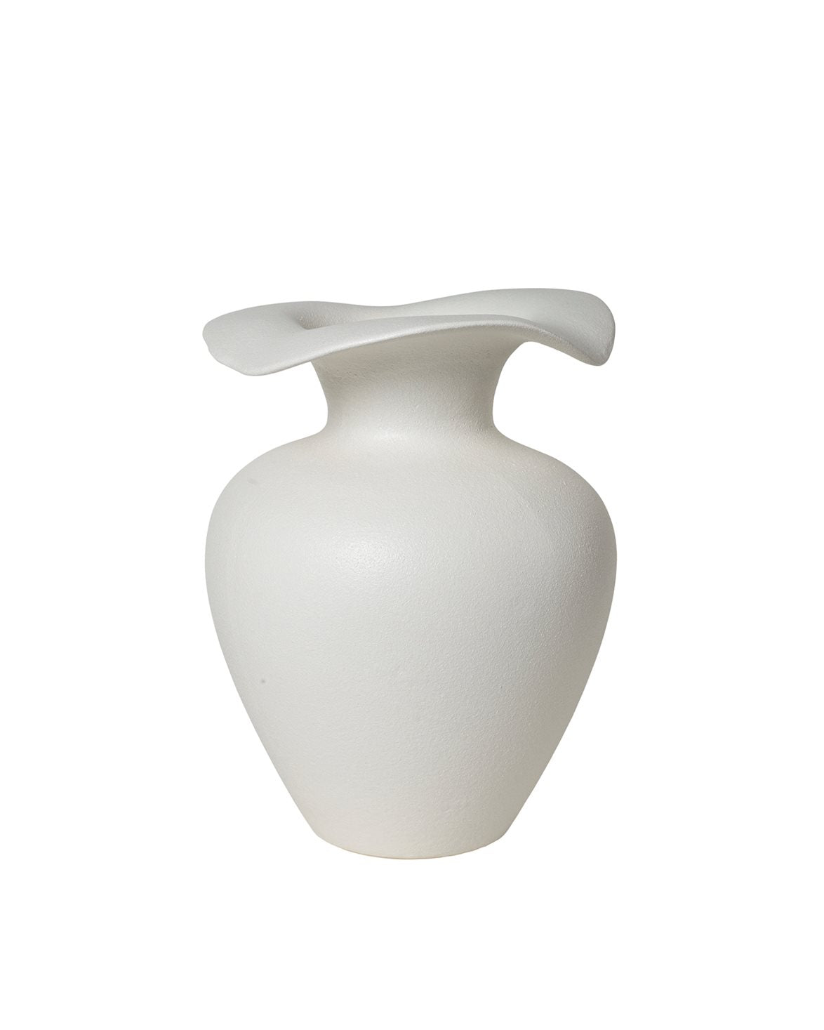 Florentina Vase M Matt Off White