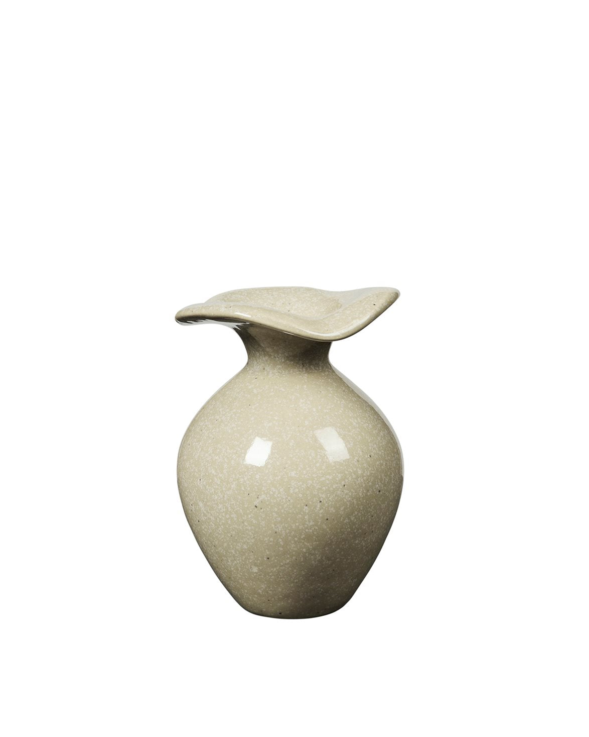 Florentina Vase Xs Glossy Beige