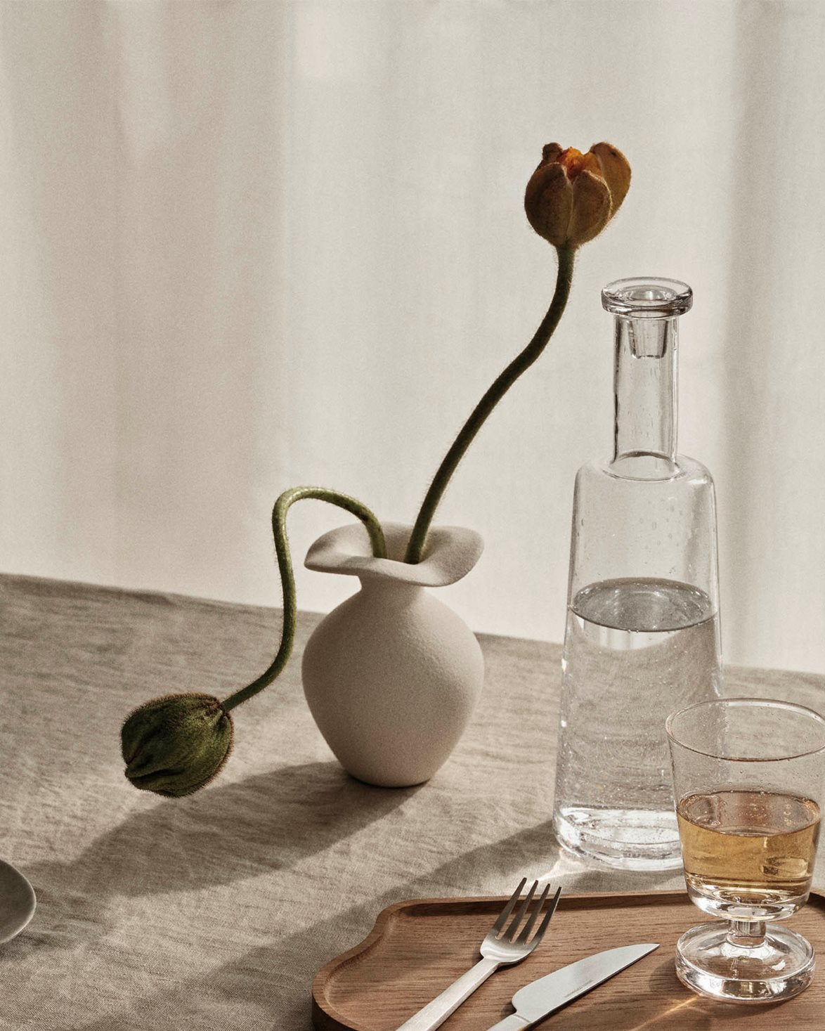 Florentina Vase Xs Matt Off White