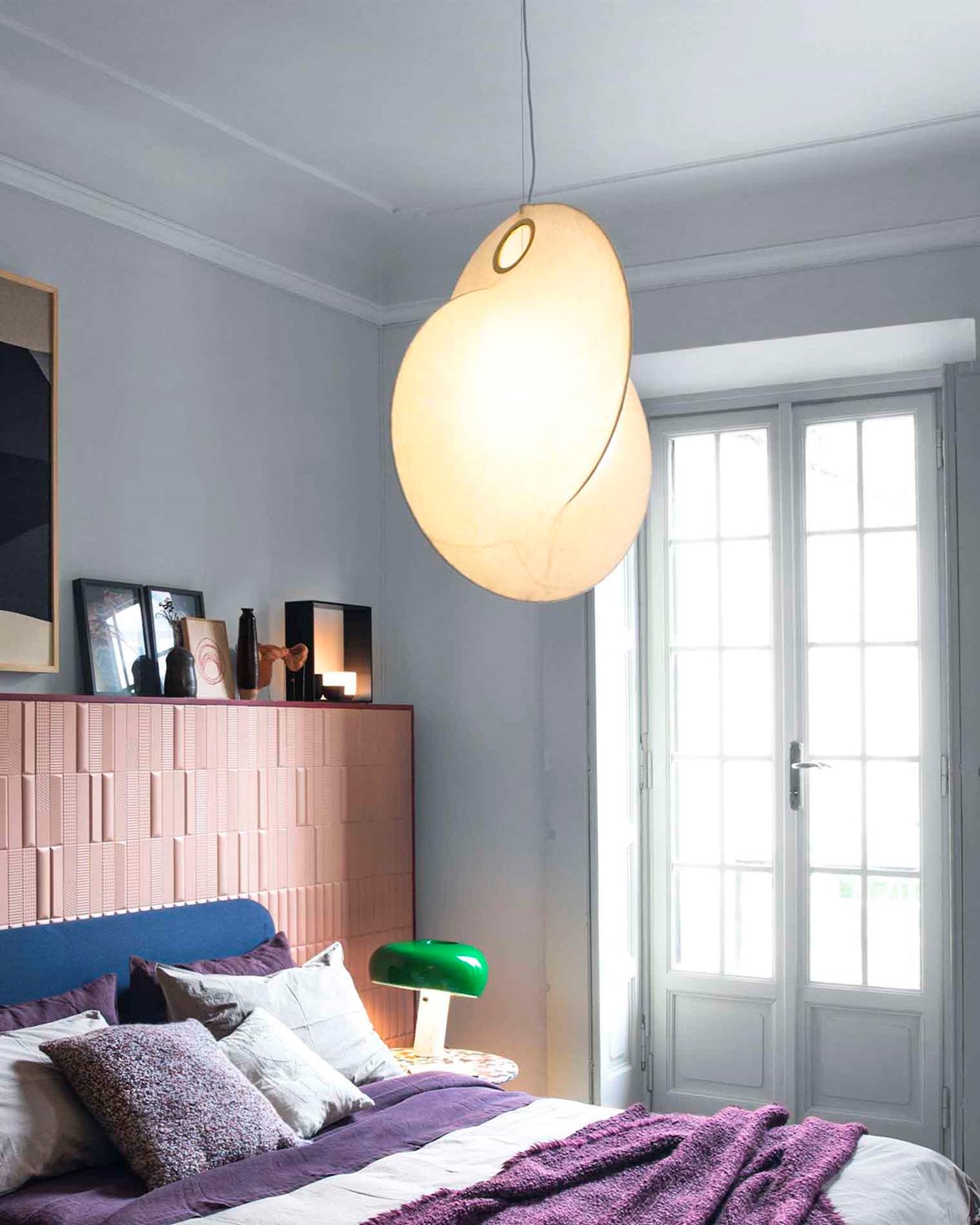 Overlap Suspension 1 Lamp White