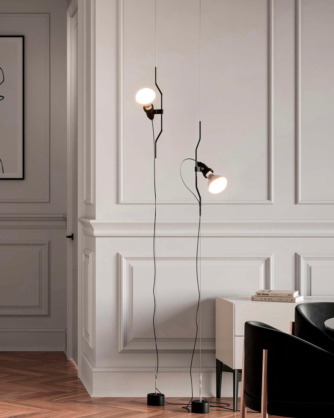Parentesi Lamp Black