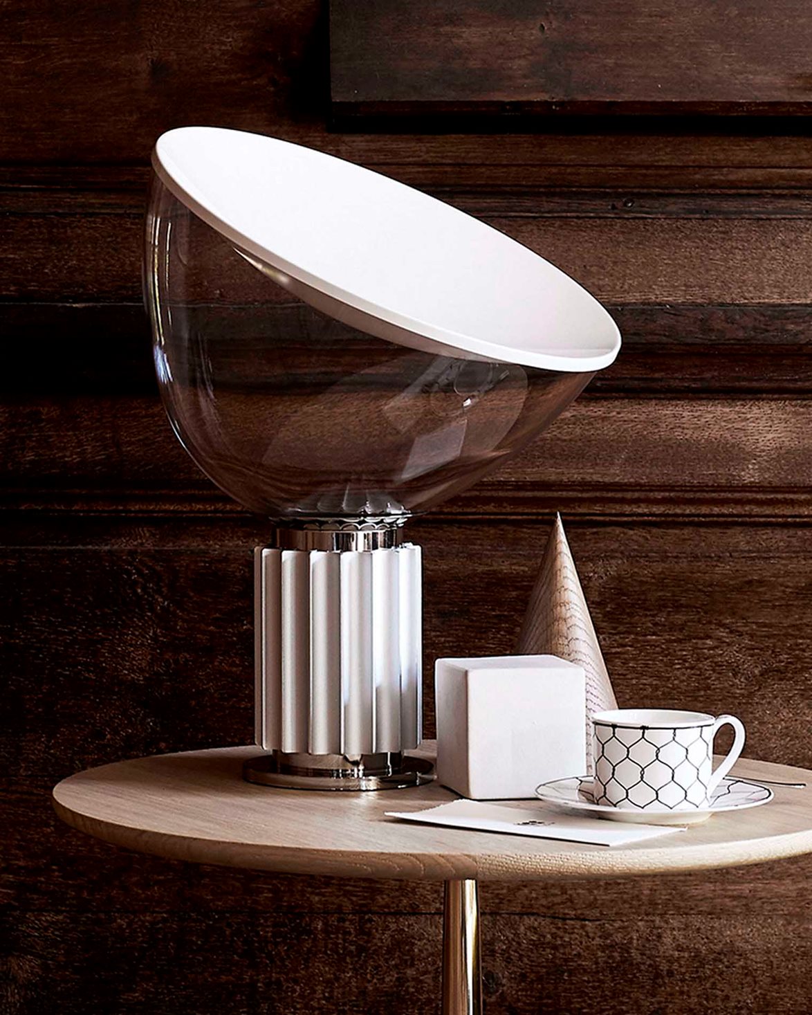 Taccia Small Table Lamp Silver