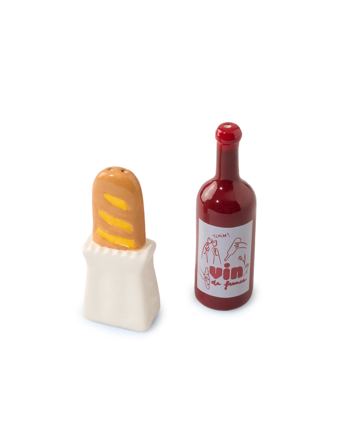 Salt & Pepper Baguette Wine Yellow/Red