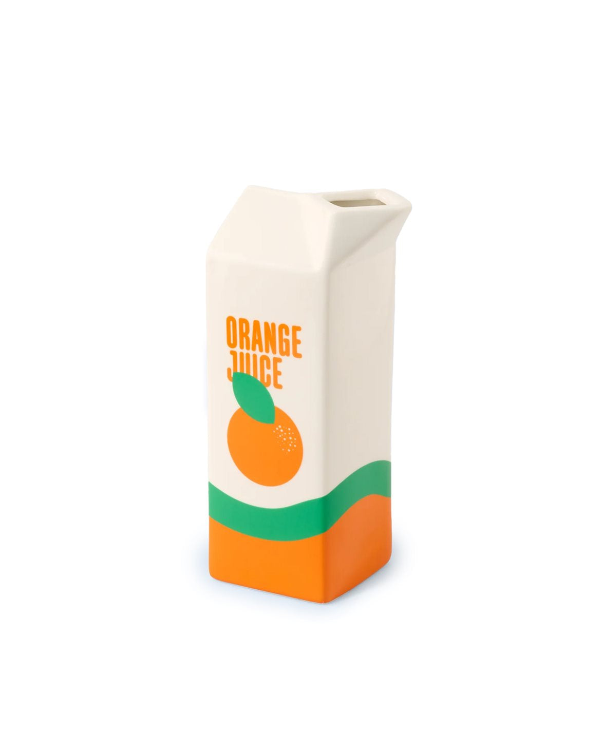 Vase Orange Juice Orange/White