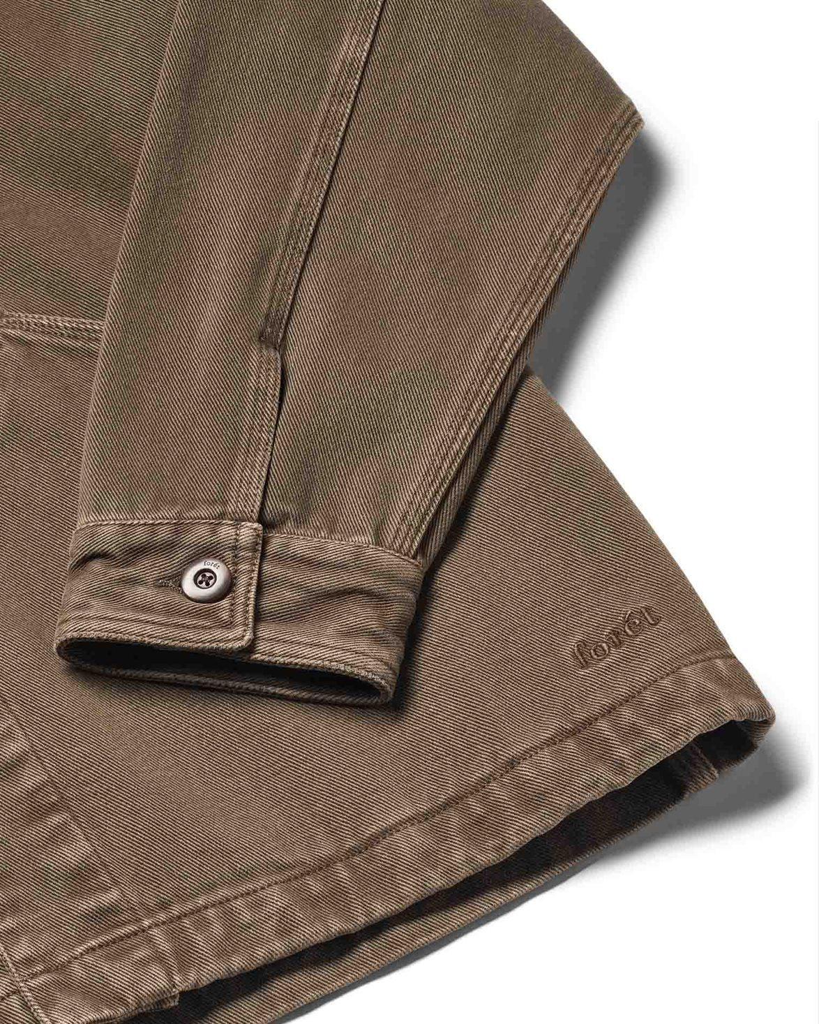 Berry Denim Overshirt Brown Denim