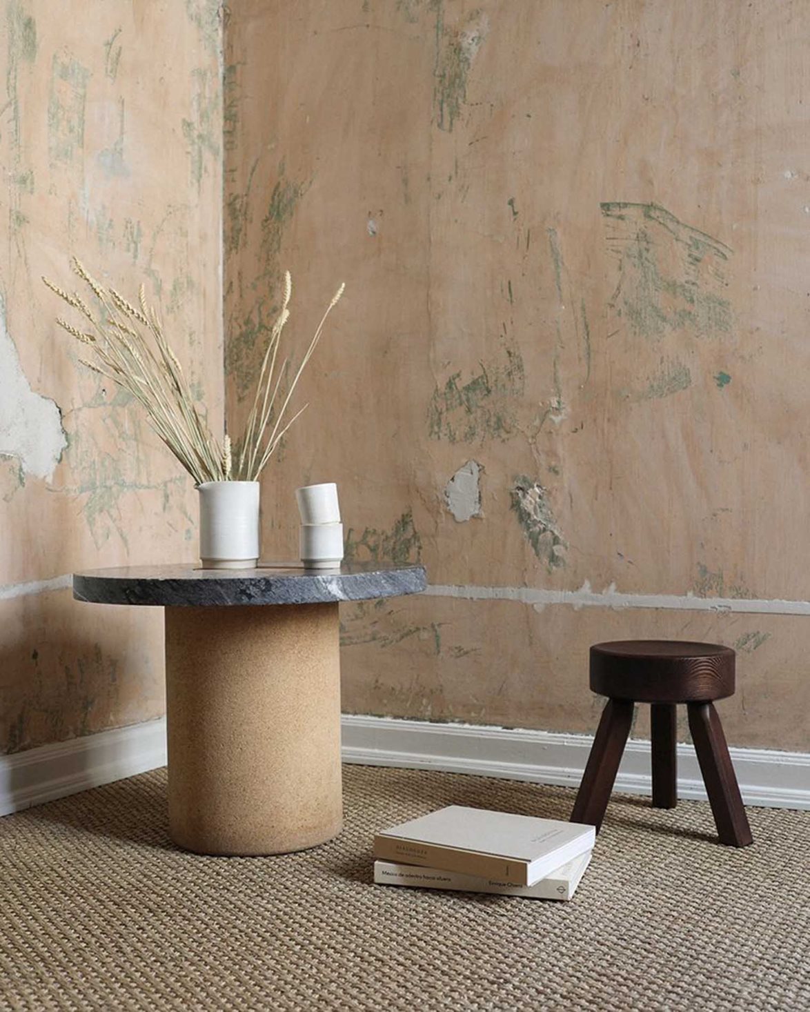 Aml Stool Dark Pine