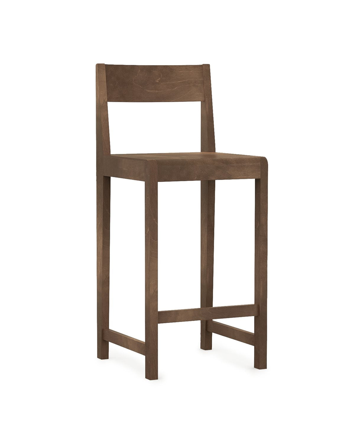 Bar Chair 01 Dark Brown Birch